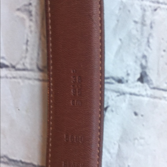 COACH VINTAGE BLACK LEATHER BELT SIZE 38 - Picture 5 of 9